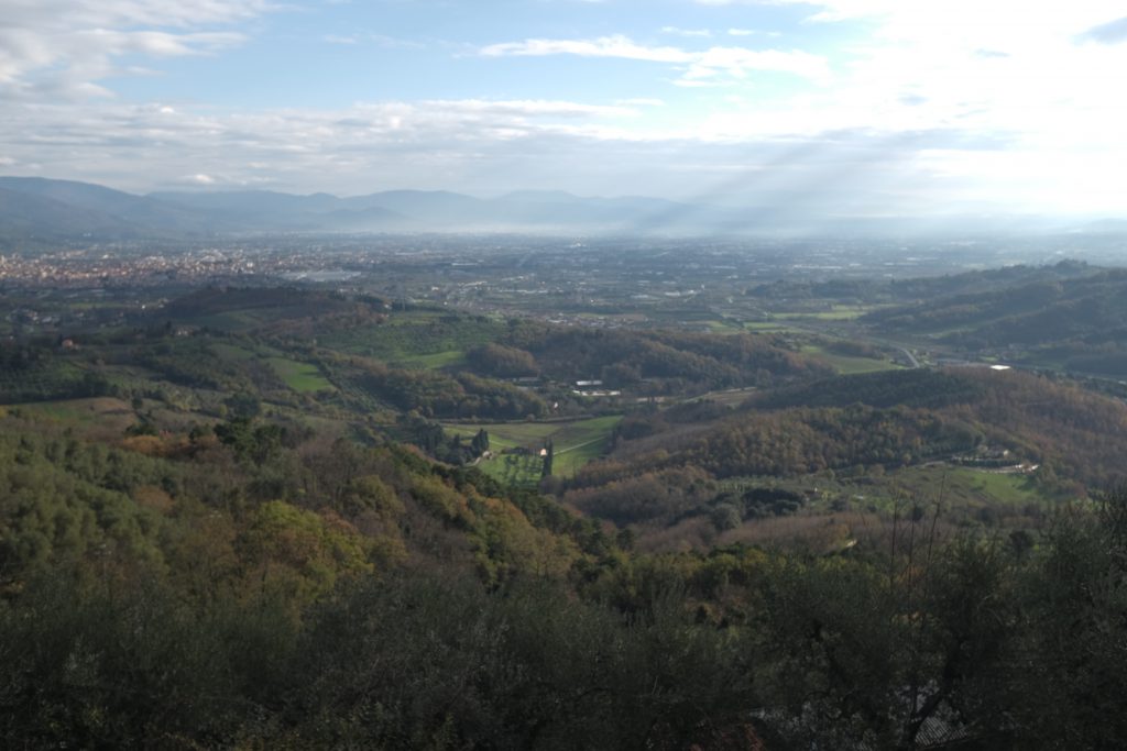 Panorama su Pistoia, Prato e Firenze, Fujifilm X100T