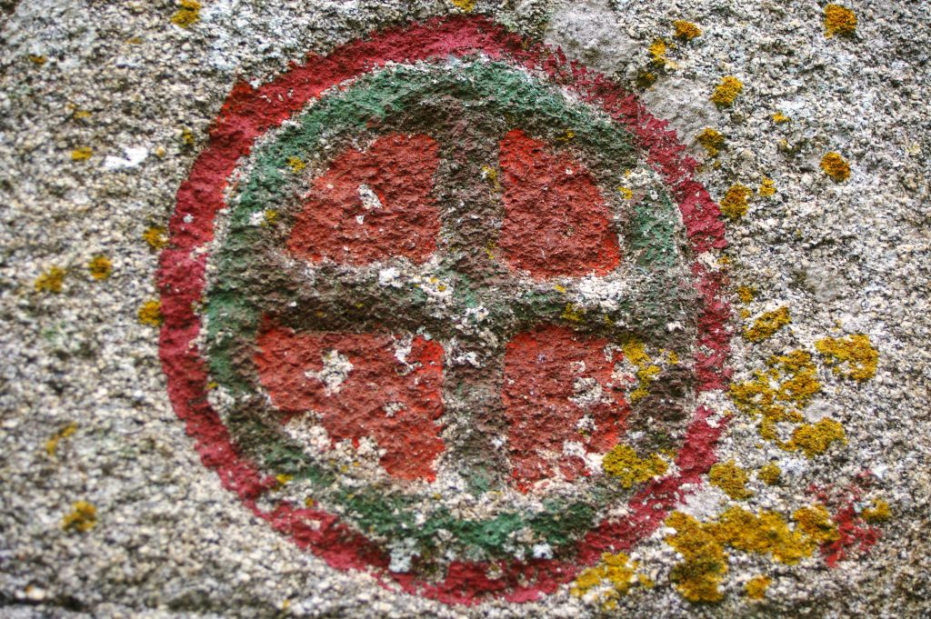 simbolo templare in una chiesa romani