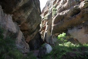 un canyon sulla via di Ongamira