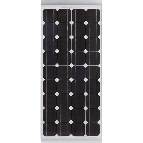 Pannello solare 100 watt monocristallino completo di regolatore, cavo e kit di montaggio